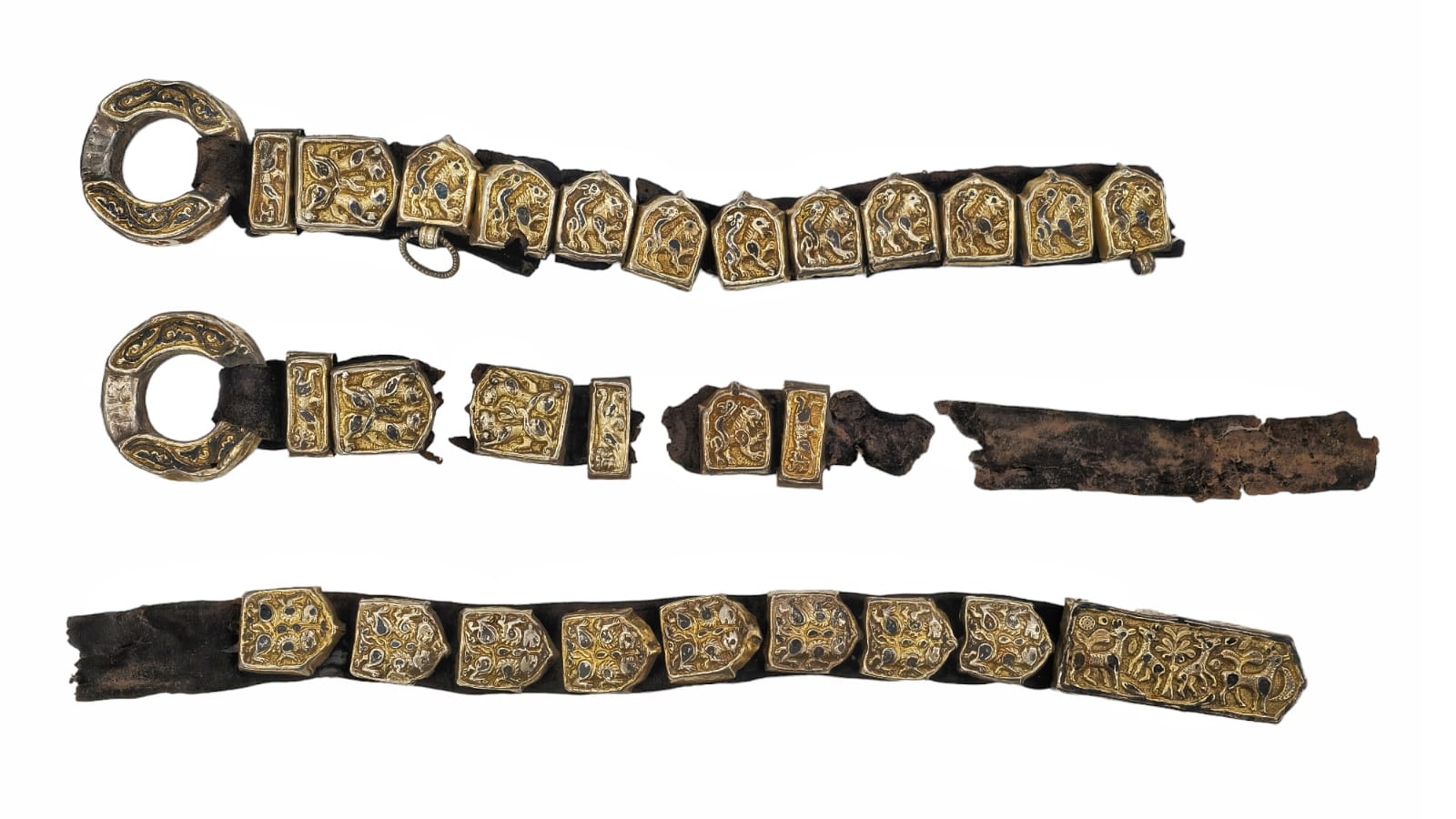 ancient leather belt