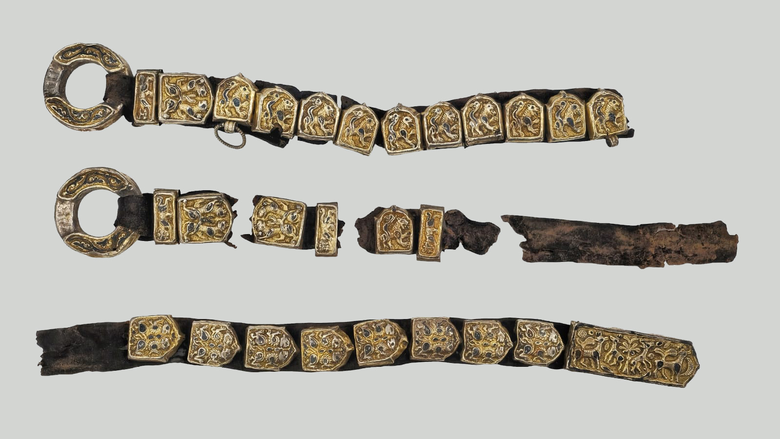 ancient leather belt